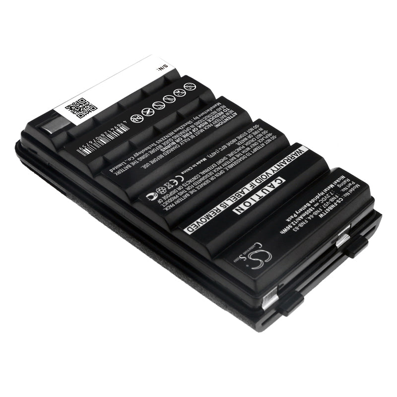 Replacement Battery for YAESU FT-250E – Two-Way Radio – 1800mAh / 12.96Wh / 7.2V