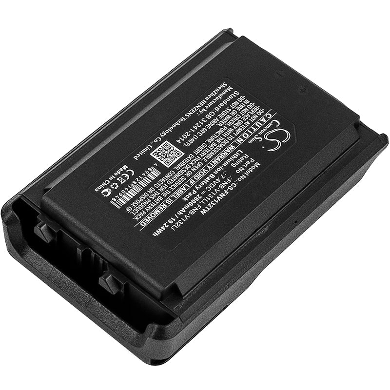 Replacement Battery for YAESU VX-230 – Two-Way Radio – 2600mAh / 19.24Wh / 7.4V