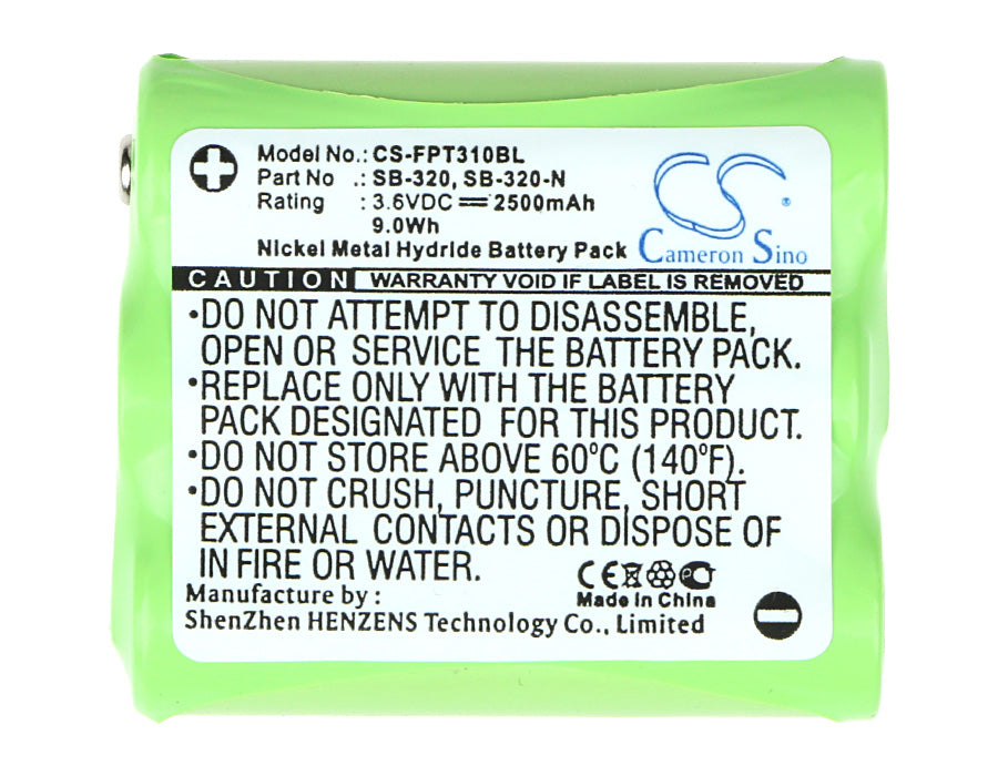 Replacement Battery for TRILITHIC  TR3 – Barcode Scanner – 2500mAh / 9.00Wh / 3.6V