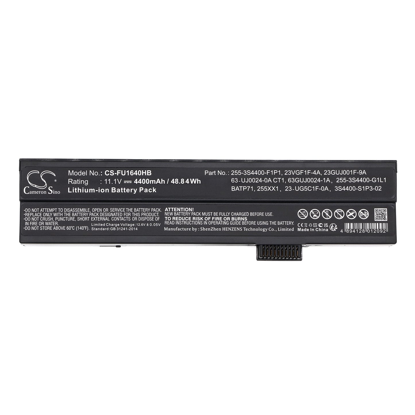 Replacement Battery for Vega Vegaplus 255 – Notebook, Laptop – 4400mAh / 11.1V
