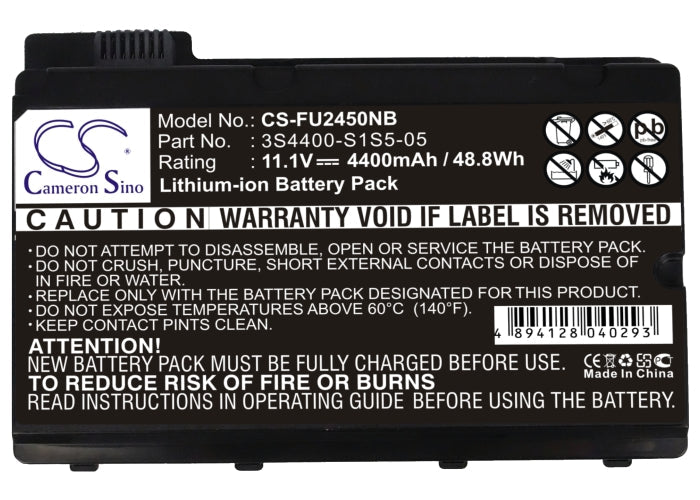 Replacement Battery for Uniwill P55IM – Notebook, Laptop – 4400mAh / 48.84Wh / 11.1V