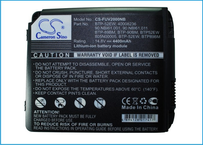 Replacement Battery for Issam SmartBook I-8090 – Notebook, Laptop – 4400mAh / 14.4V