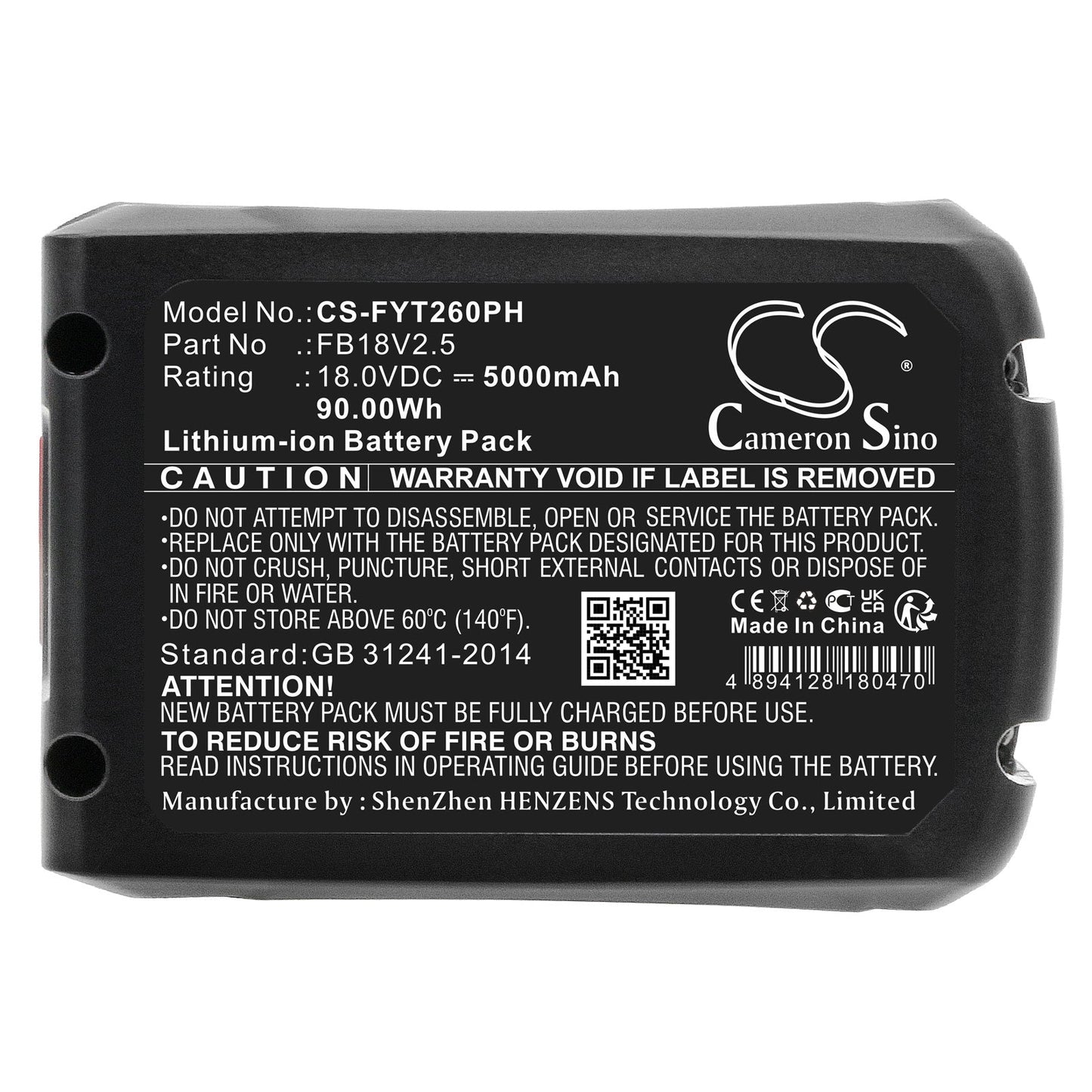Replacement Battery for Flymo EasiClean Li 18V Cordless Pres – Gardening Tools – 5000mAh / 90.00Wh / 18.0V