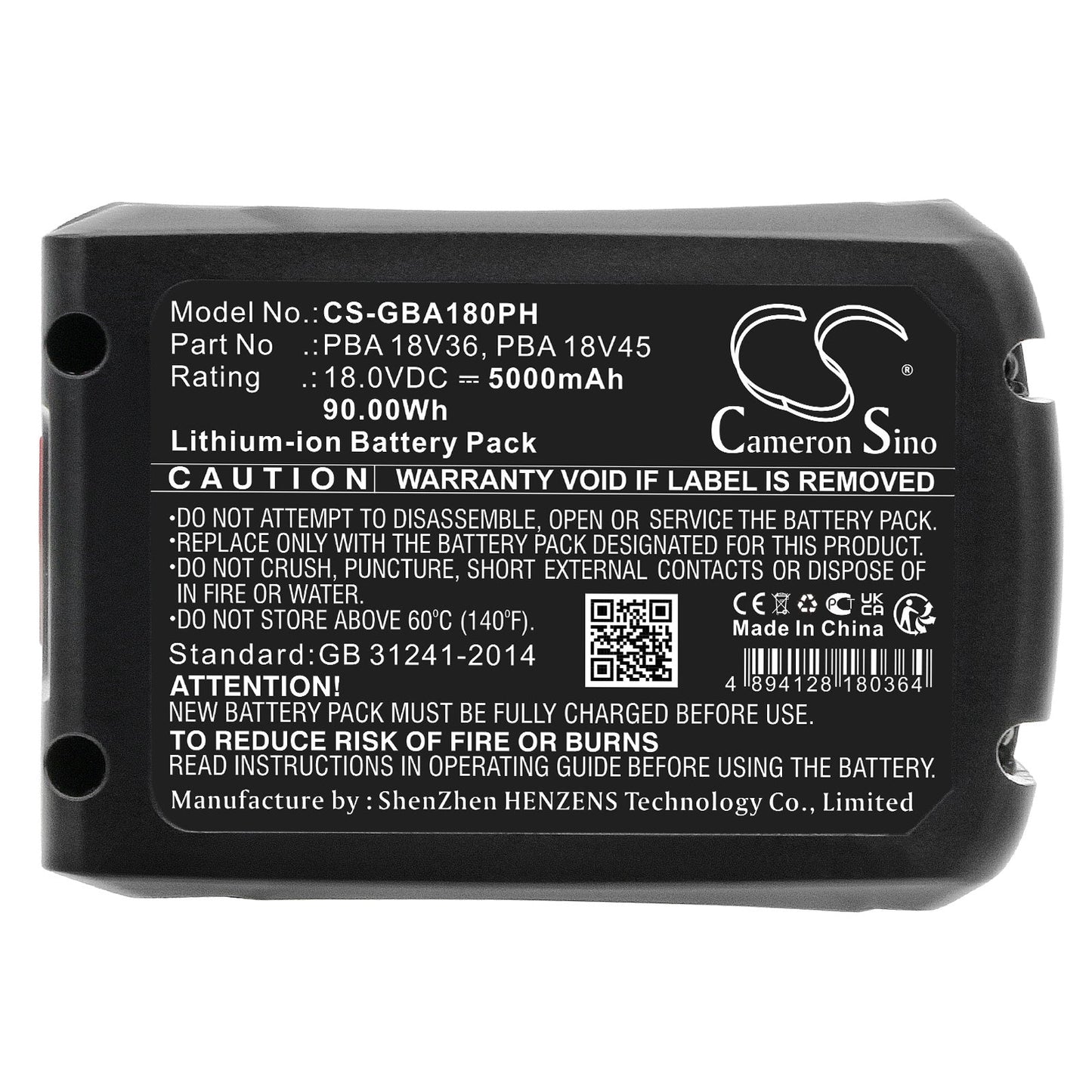 Replacement Battery for Gardena 14600-20 – Gardening Tools – 5000mAh / 90.00Wh / 18.0V