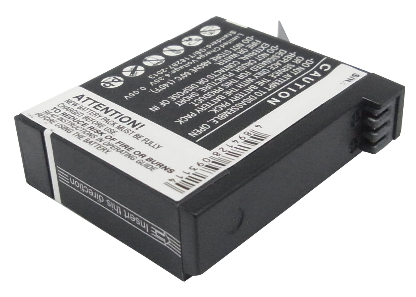 Replacement Battery for Gopro Hero 4 – Camera – 1160mAh / 4.41Wh / 3.8V