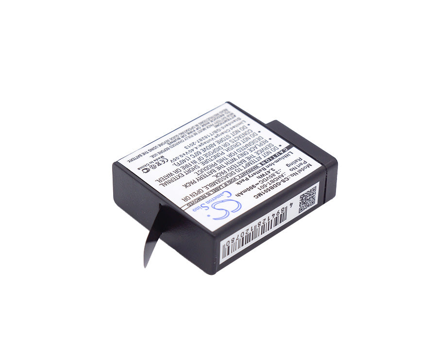 Replacement Battery for GoPro 601-10197-00 – Camera – 900mAh / 3.47Wh / 3.85V