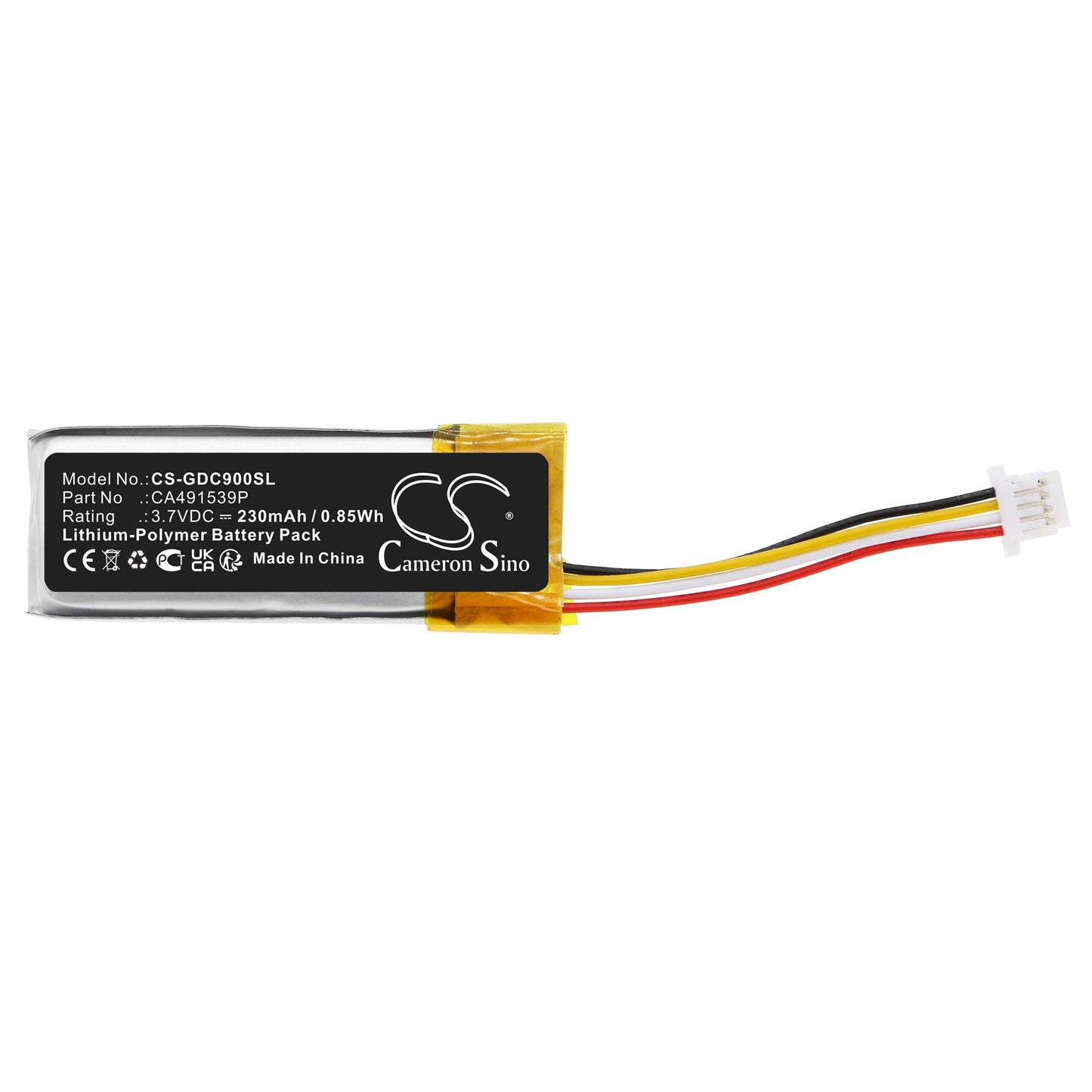 Replacement Battery for Google D9SCA – VR – 230mAh / 0.85Wh / 3.7V