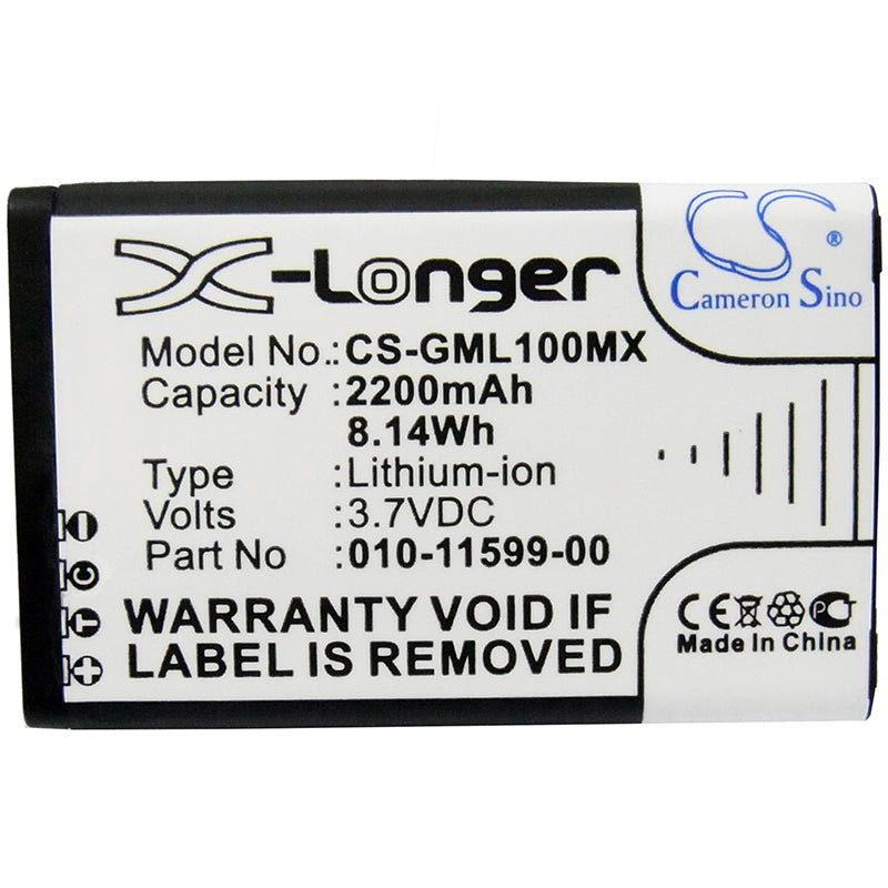 Replacement Battery for Garmin E1GR – Camera – 2200mAh / 8.14Wh / 3.7V