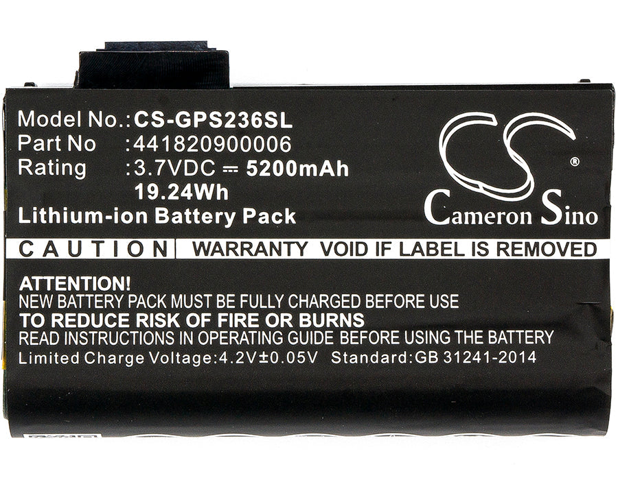 Replacement Battery for Topcon  FC-236 – Barcode Scanner – 5200mAh / 19.24Wh / 3.7V