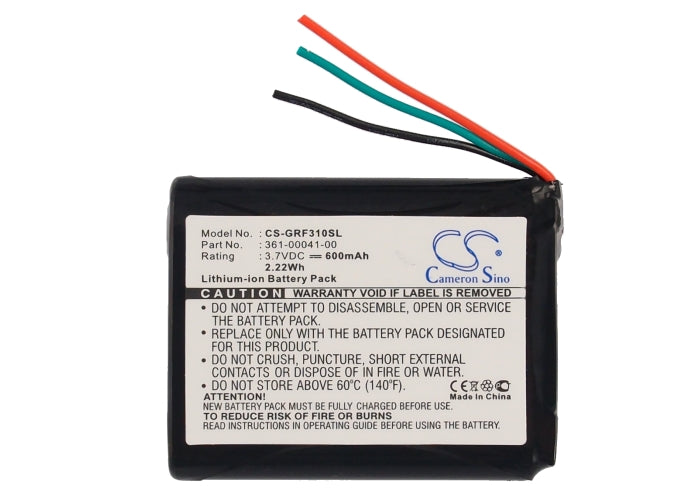 Replacement Battery for Garmin Forerunner 310XT – GPS, Navigator – 600mAh/2.22Wh / 3.7V