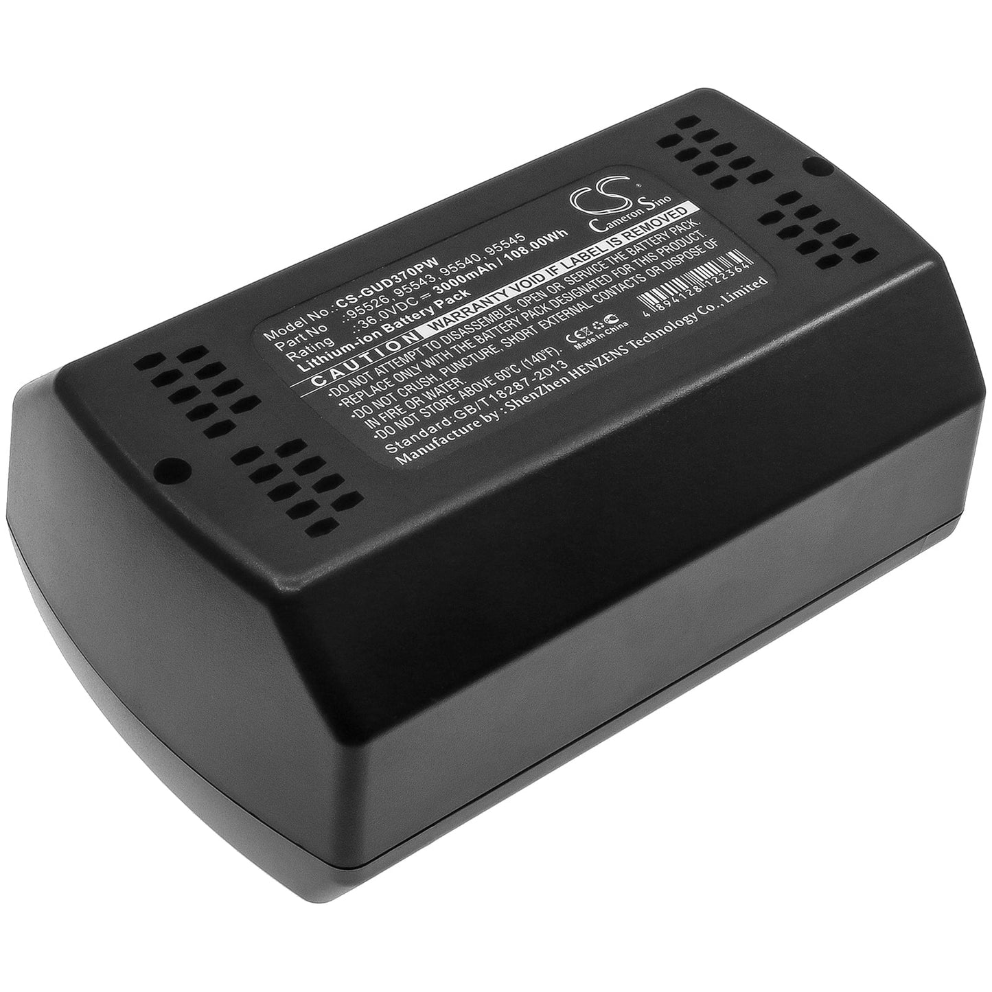 Replacement Battery for Gude Freischneider – Power Tools – 3000mAh / 108.00Wh / 36.0V