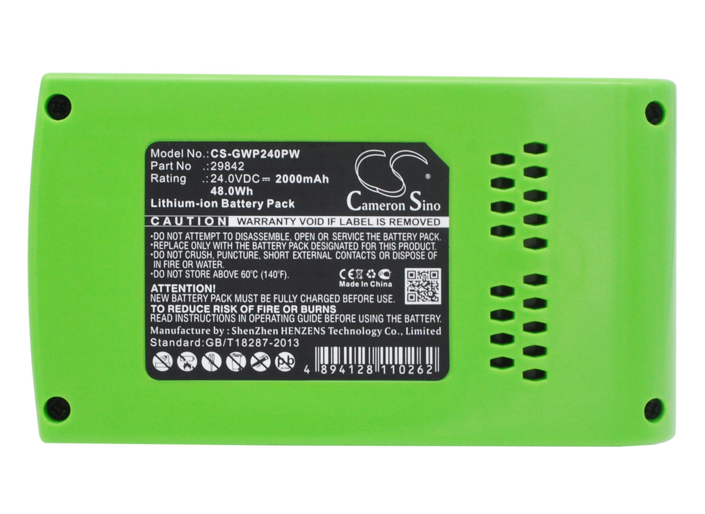 Replacement Battery for Alpina BLA 24 Li – Power Tools – 2000mAh / 48.00Wh / 24.0V