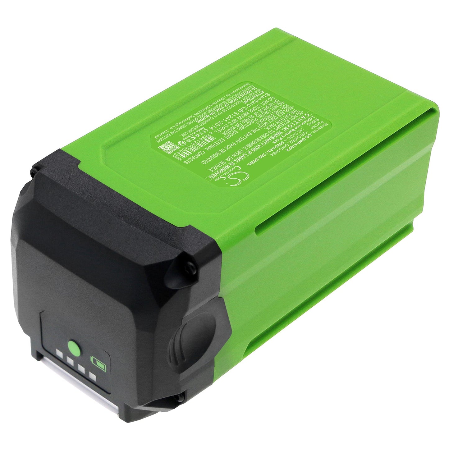 Replacement Battery for GreenWorks & 12" String Trimmer Combo Kit – Gardening Tools – 5000mAh / 200.00Wh / 40.0V