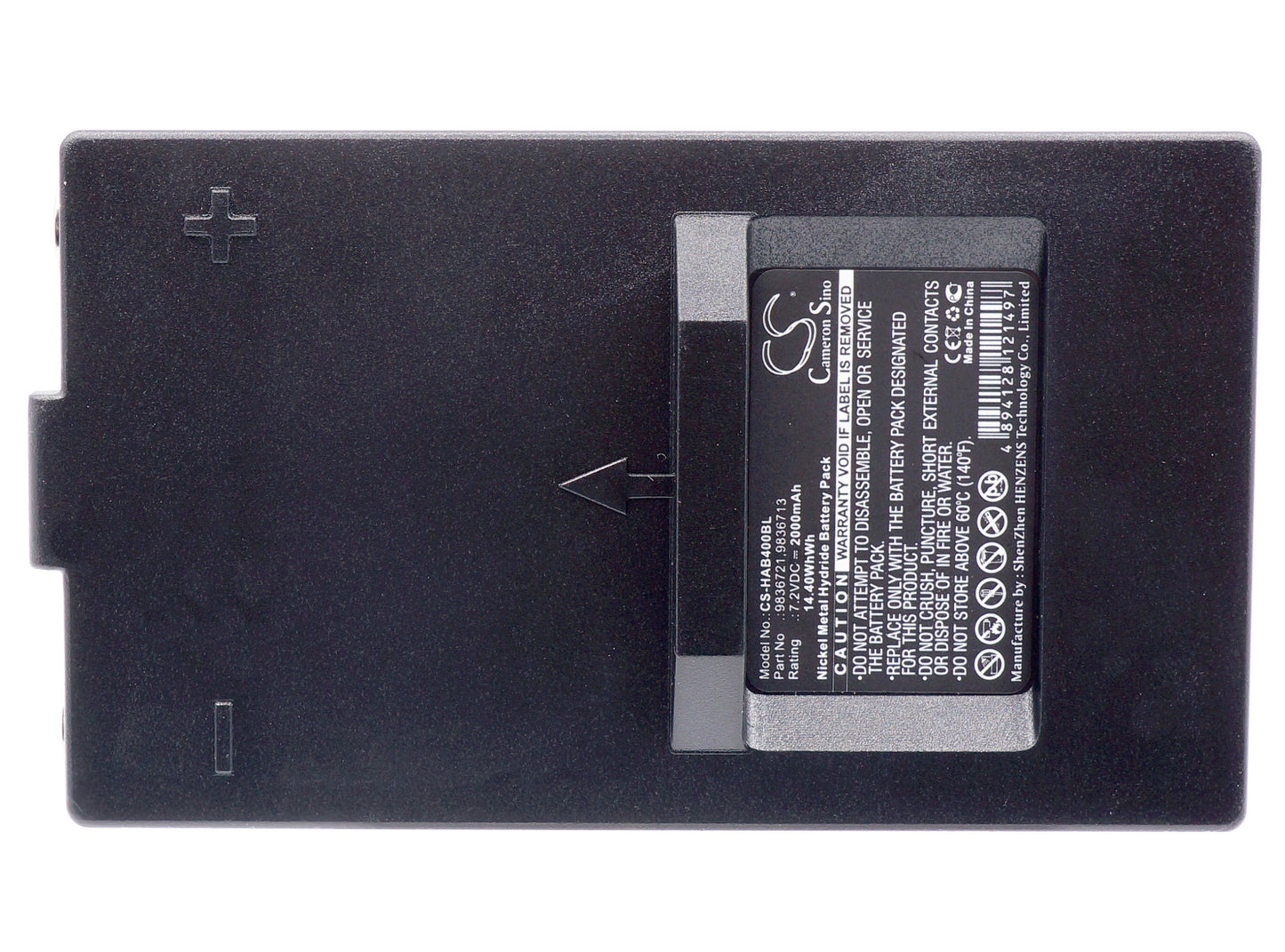 Replacement Battery for Hiab 2055112 – Crane Remote Control – 2000mAh / 14.40Wh / 7.2V