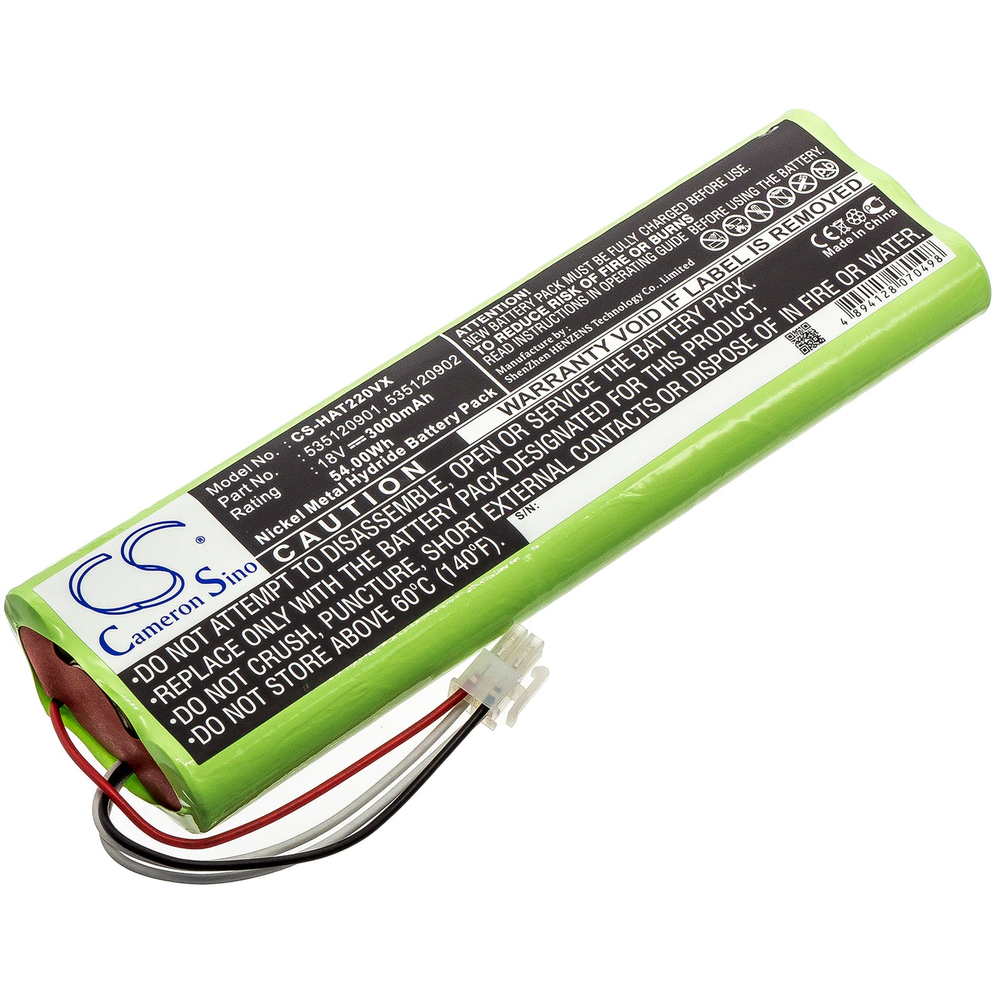 Replacement Battery for Husqvarna Automover 260ACX Automower 210C, Automower 210C 2007, – 3000mAh / 54.00Wh
