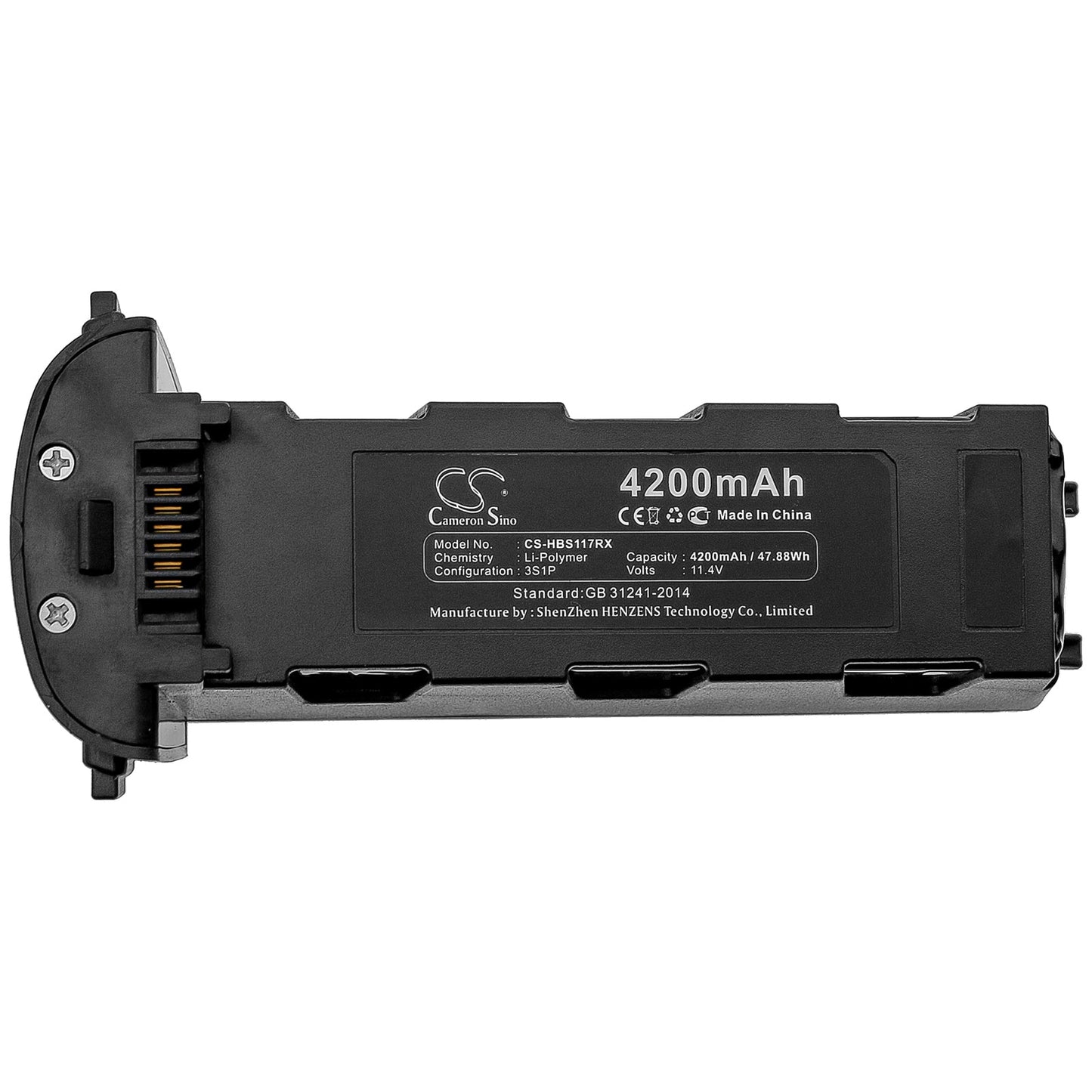 Replacement Battery for Hubsan Zino H117S – Drones – 4200mAh / 47.88Wh / 11.4V