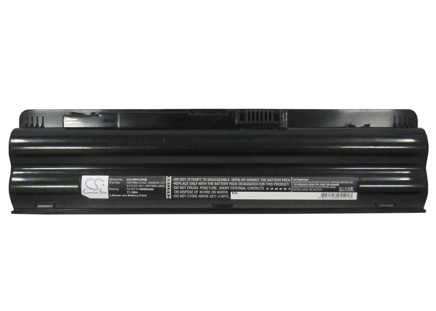 Replacement Battery for HP Pavilion dv3-2000 – Notebook, Laptop – 6600mAh / 71.28Wh / 10.8V