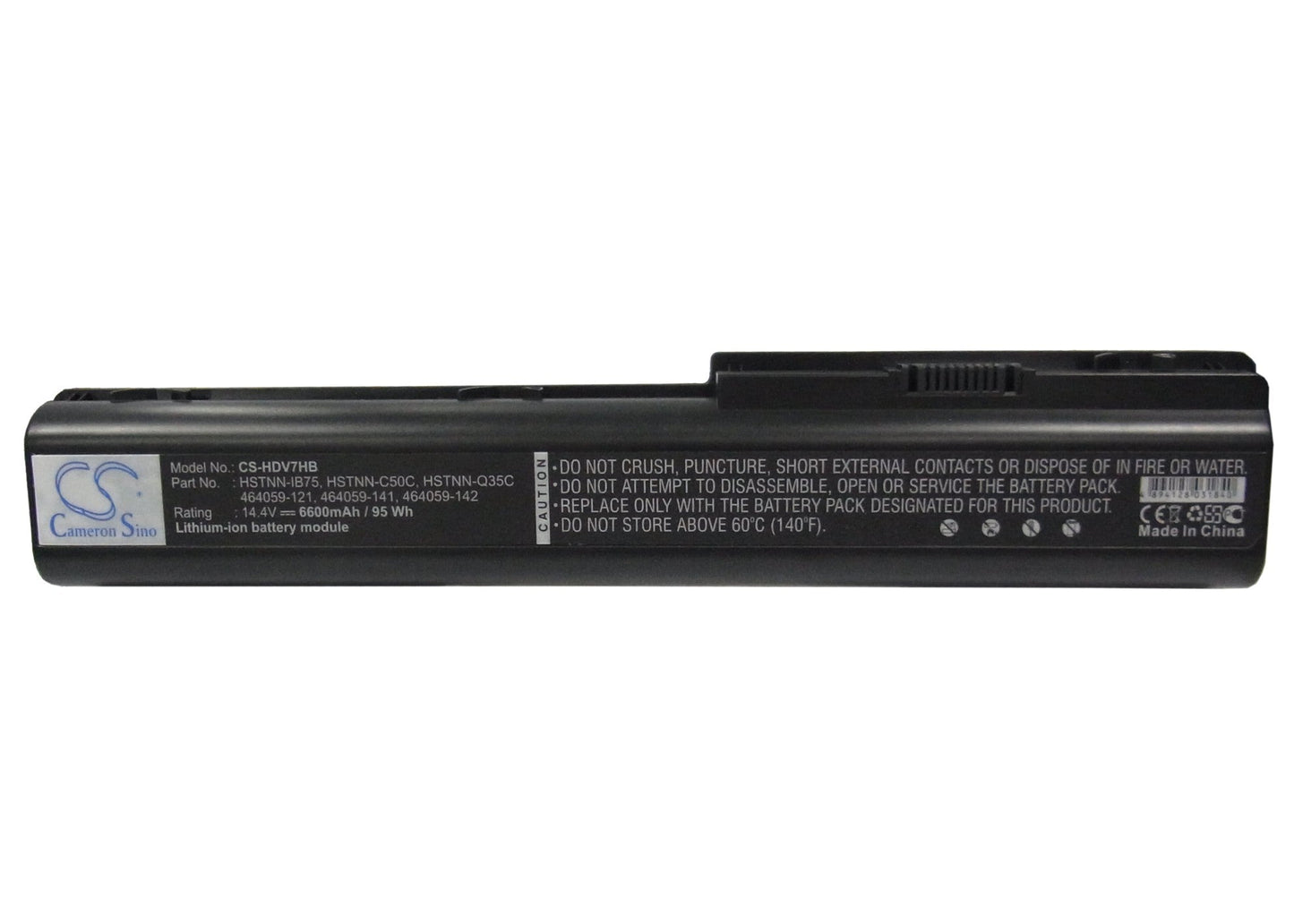 Replacement Battery for HP Pavilion DV7 – Notebook, Laptop – 6600mAh / 14.4V