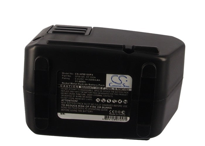 Replacement Battery for HILTI  SF100A – Power Tools – 3300mAh / 31.68Wh / 9.6V