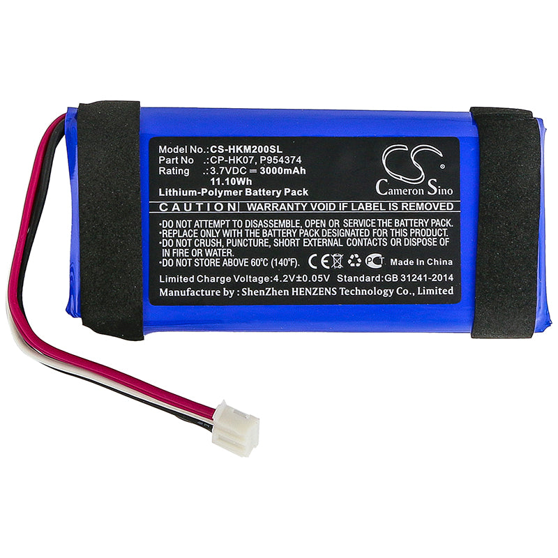 Replacement Battery for Harman/Kardon Onyx Mini – 3000mAh / 11.10Wh