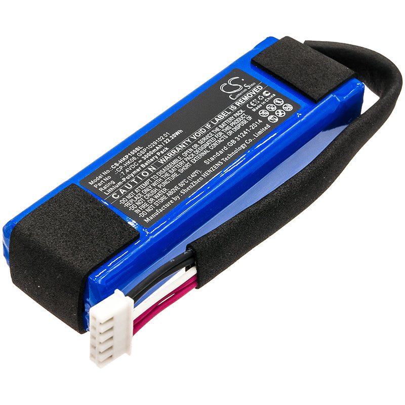 Replacement Battery for Harman/Kardon Go Play – 3000mAh / 22.20Wh
