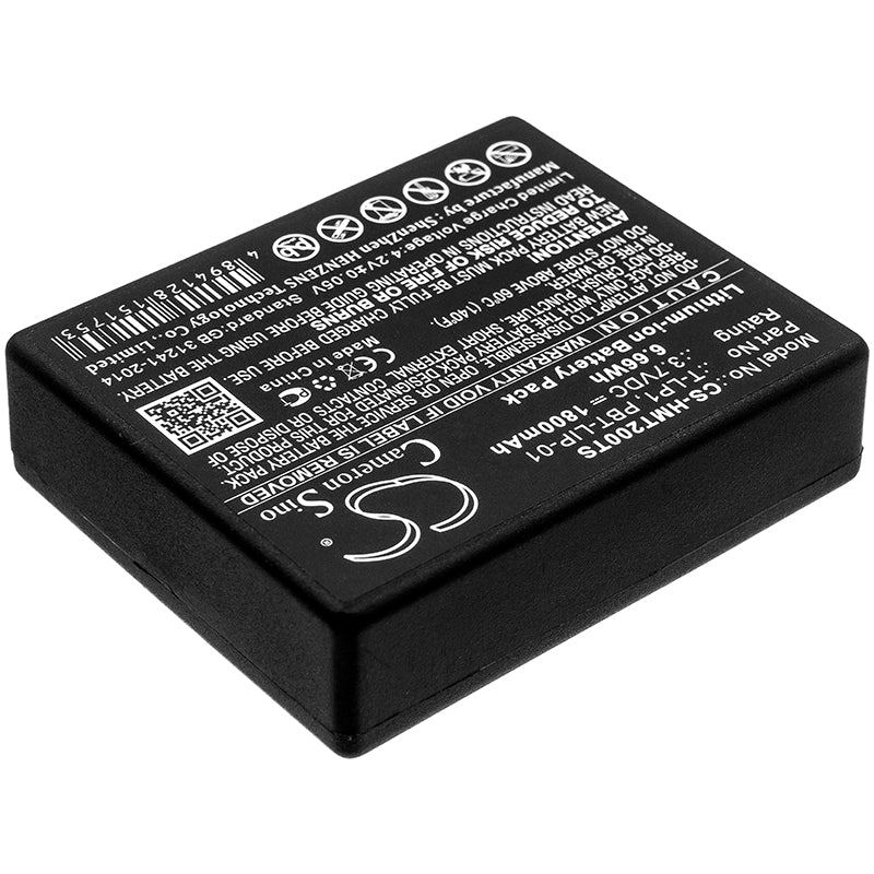 Replacement Battery for HME Tempest 2.4GHz beltstation – Wireless Headset – 1800mAh / 6.66Wh / 3.7V