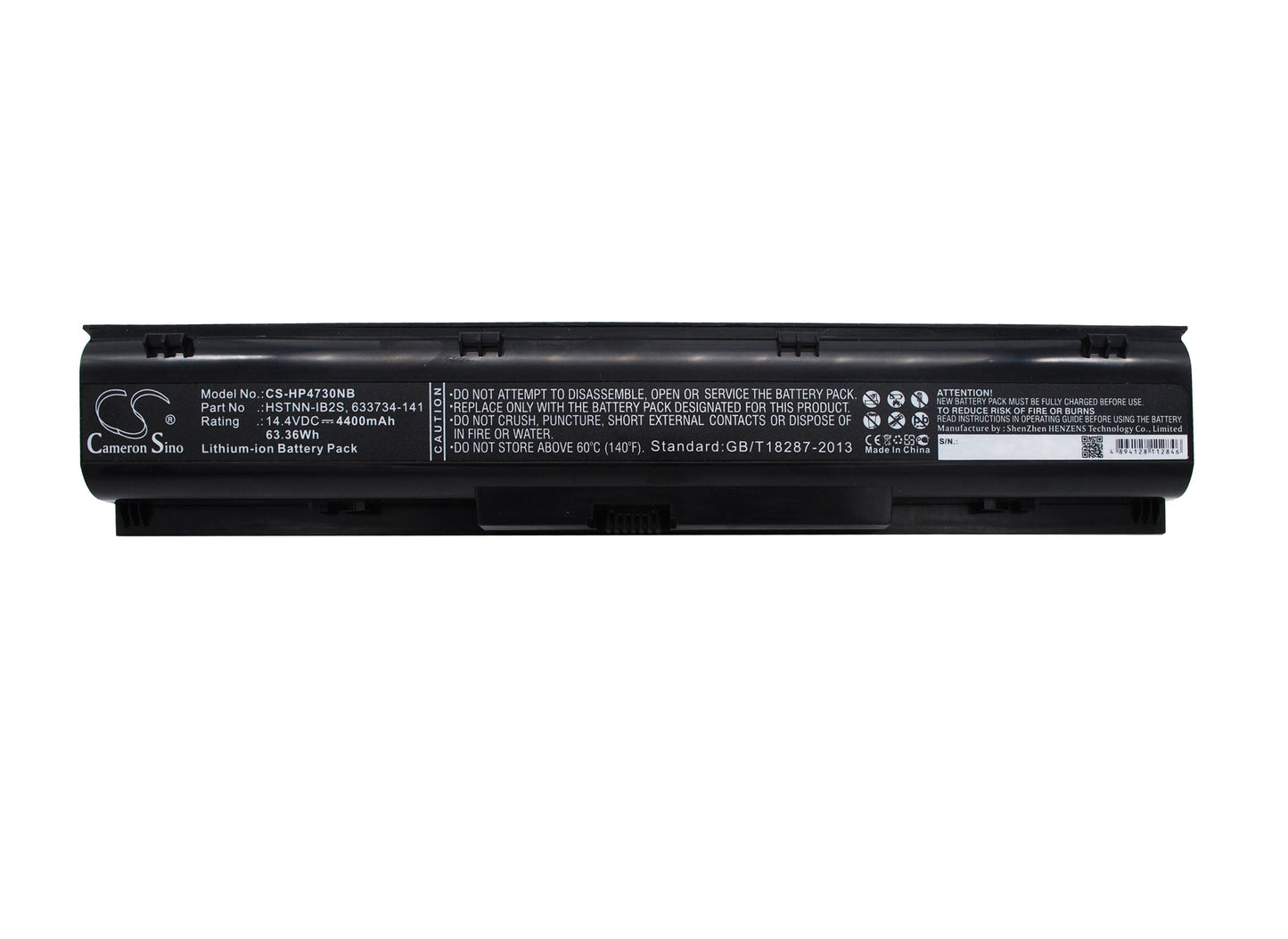 Replacement Battery for HP ProBook 4730s – Notebook, Laptop – 4400mAh / 63.36Wh / 14.4V