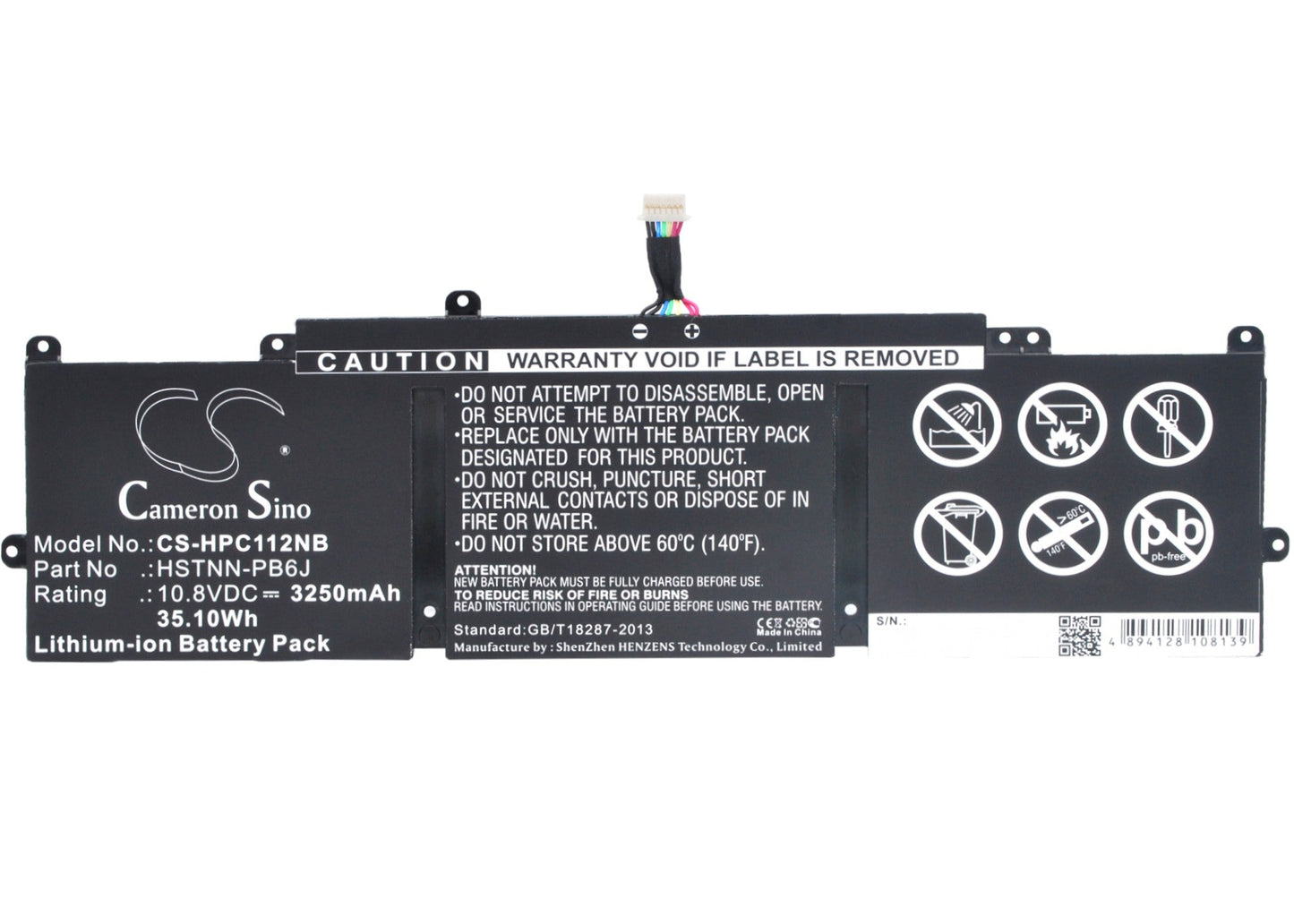Replacement Battery for HP Chromebook 11 G3 – Notebook, Laptop – 3250mAh / 35.10Wh / 10.8V