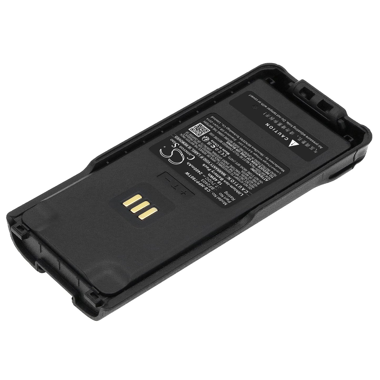 Replacement Battery for Hytera HP700 – Two-Way Radio – 2400mAh / 18.48Wh / 7.7V