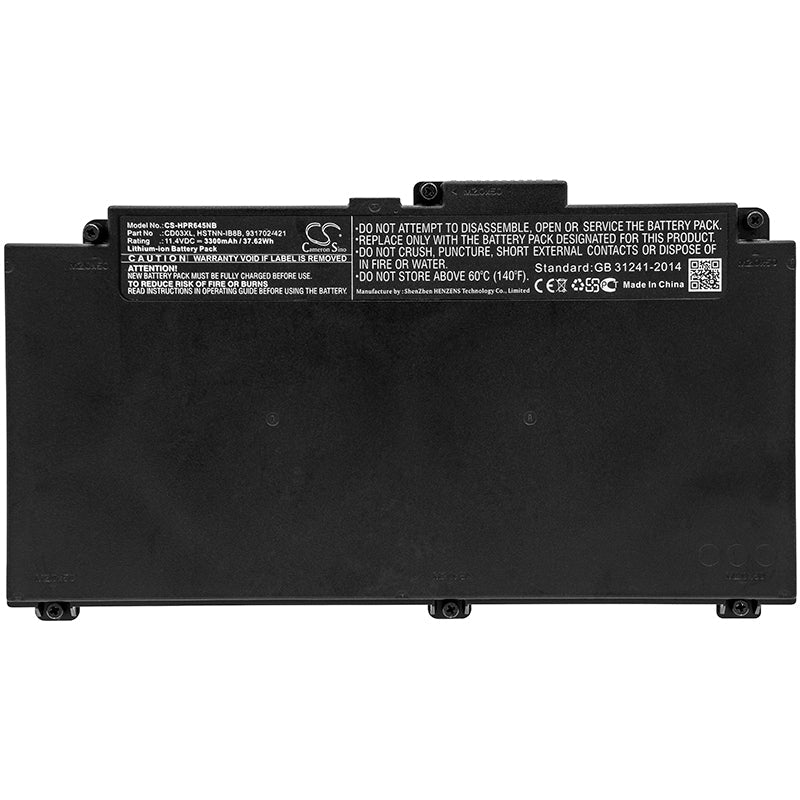 Replacement Battery for HP ProBook 645 G – Notebook, Laptop – 3300mAh / 37.62Wh / 11.4V