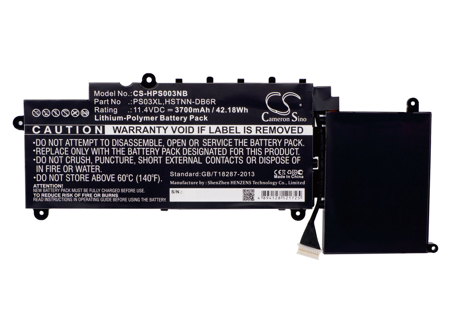 Replacement Battery for HP Pavilion X360 – Notebook, Laptop – 3700mAh / 42.18Wh / 11.4V