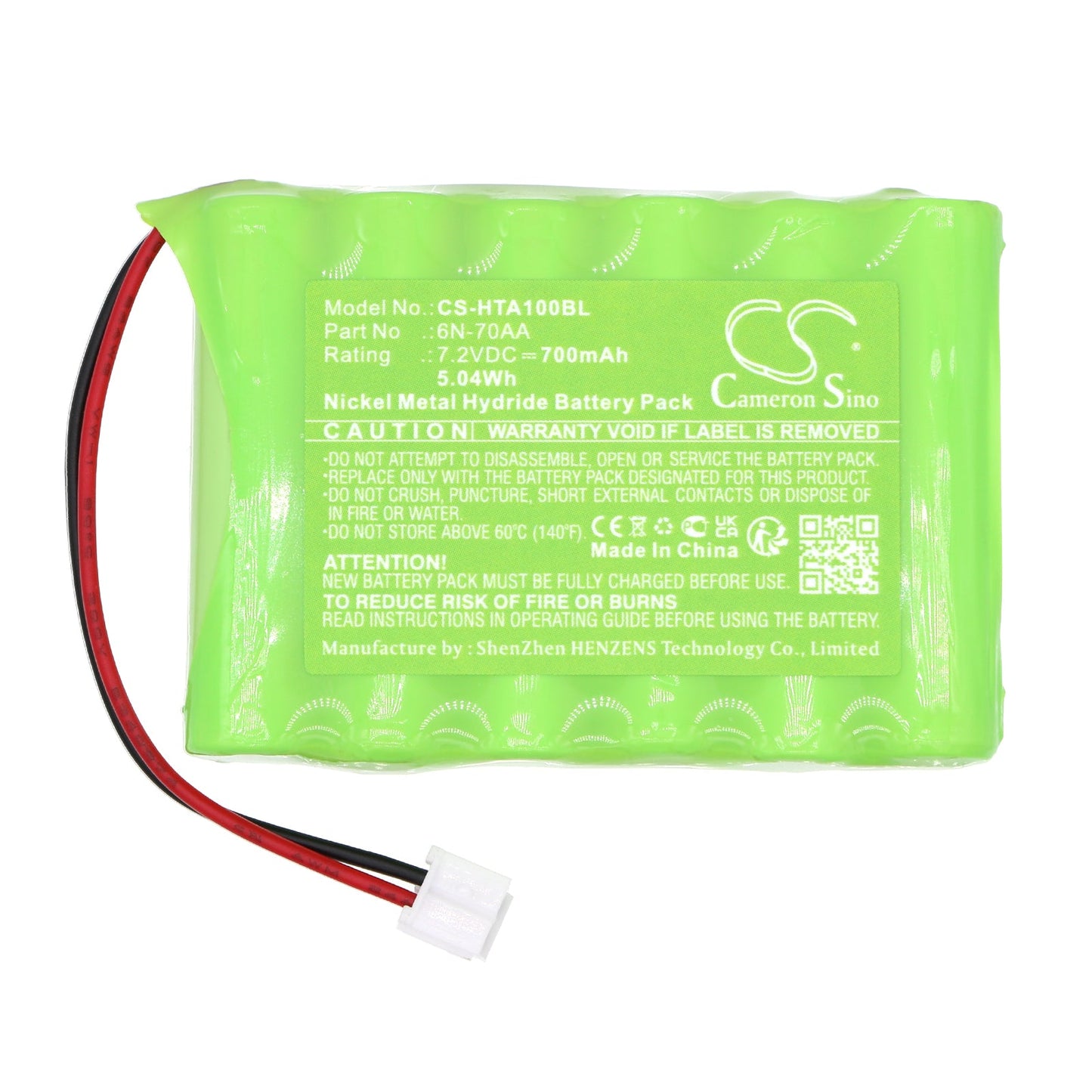 Replacement Battery for Holzleitner AMEISE – Crane Remote Control – 700mAh / 5.04Wh / 7.2V