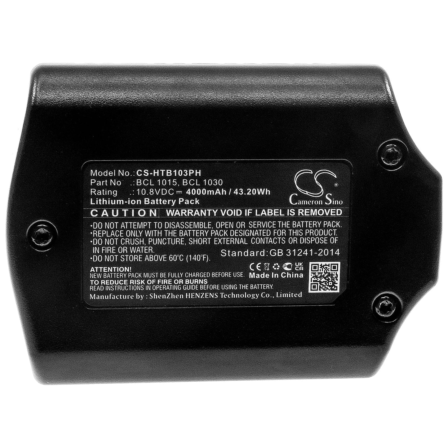 Replacement Battery for Hitachi CJ10DL – Power Tools – 4000mAh / 43.20Wh / 10.8V