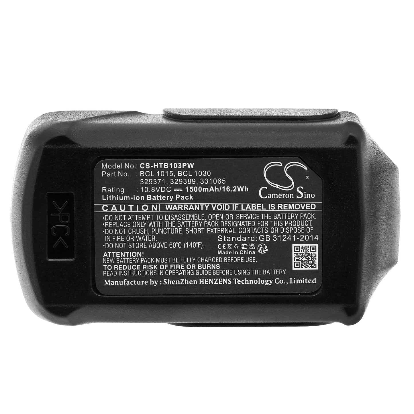 Replacement Battery for Hitachi  CJ10DL – Power Tools – 1500mAh / 16.20Wh / 10.8V