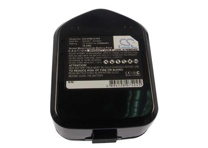 Replacement Battery for Hitachi  C 5D – Power Tools – 3300mAh / 39.60Wh / 12.0V