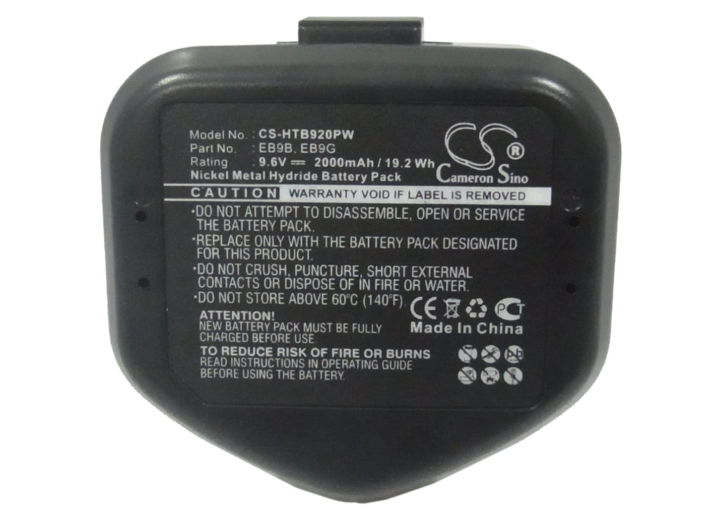 Replacement Battery for Hitachi  CK 12D – Power Tools – 2000mAh / 9.6V