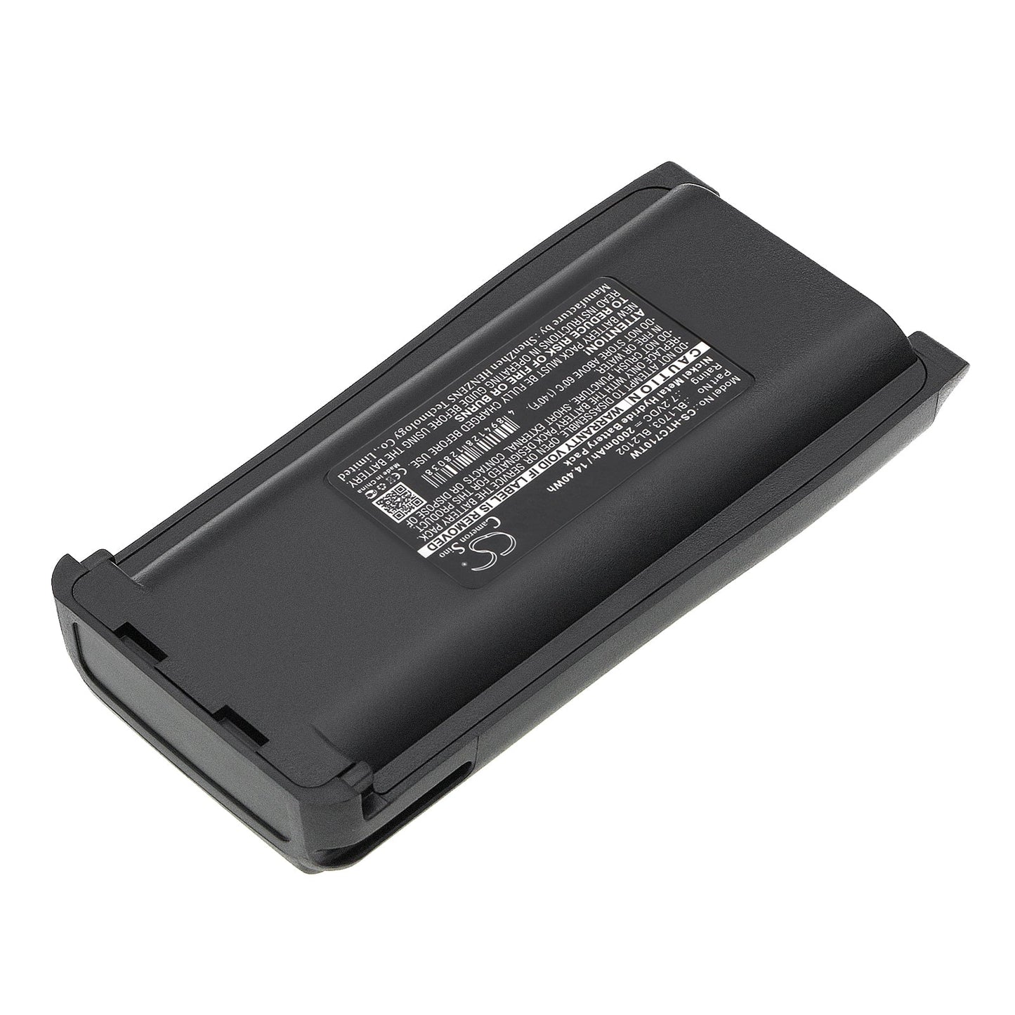 Replacement Battery for HYT TC 800M – Two-Way Radio – 2000mAh / 14.40Wh / 7.2V