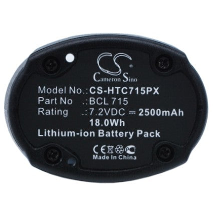 Replacement Battery for Hitachi WH7DL – 2500mAh / 18.0Wh