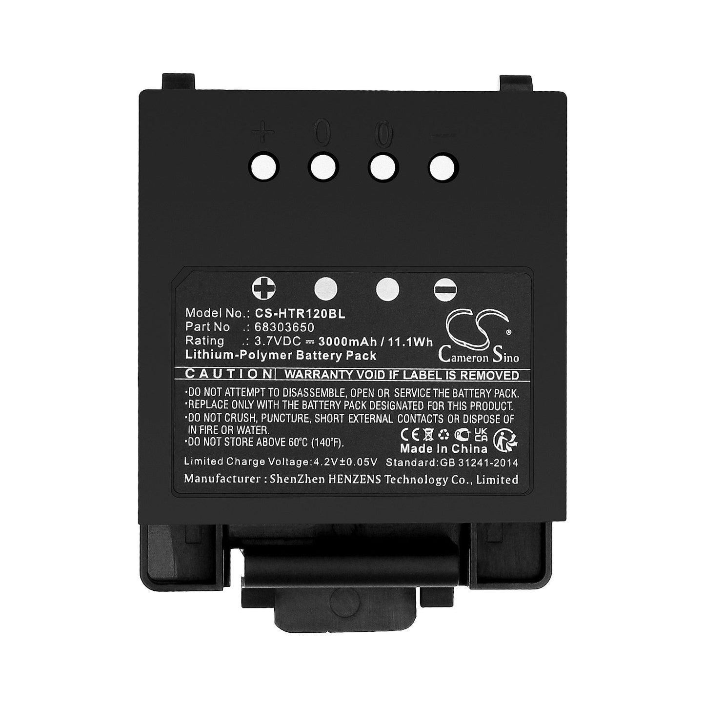 Replacement Battery for Hetronic ERGO-120 – Crane Remote Control – 3000mAh / 11.1Wh / 3.7V