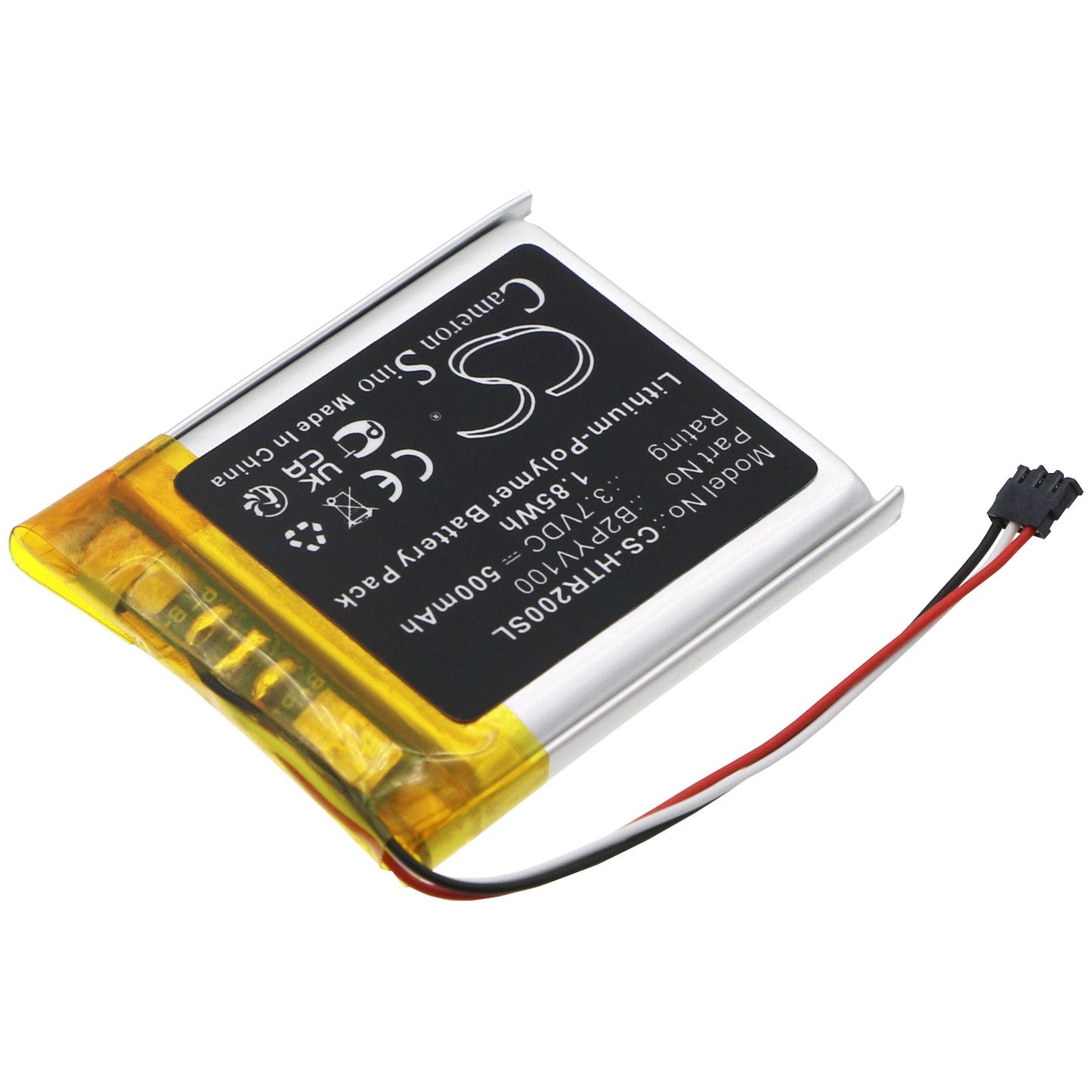 Replacement Battery for HTC Vive 2.0 tracker – VR – 500mAh / 1.85Wh / 3.7V