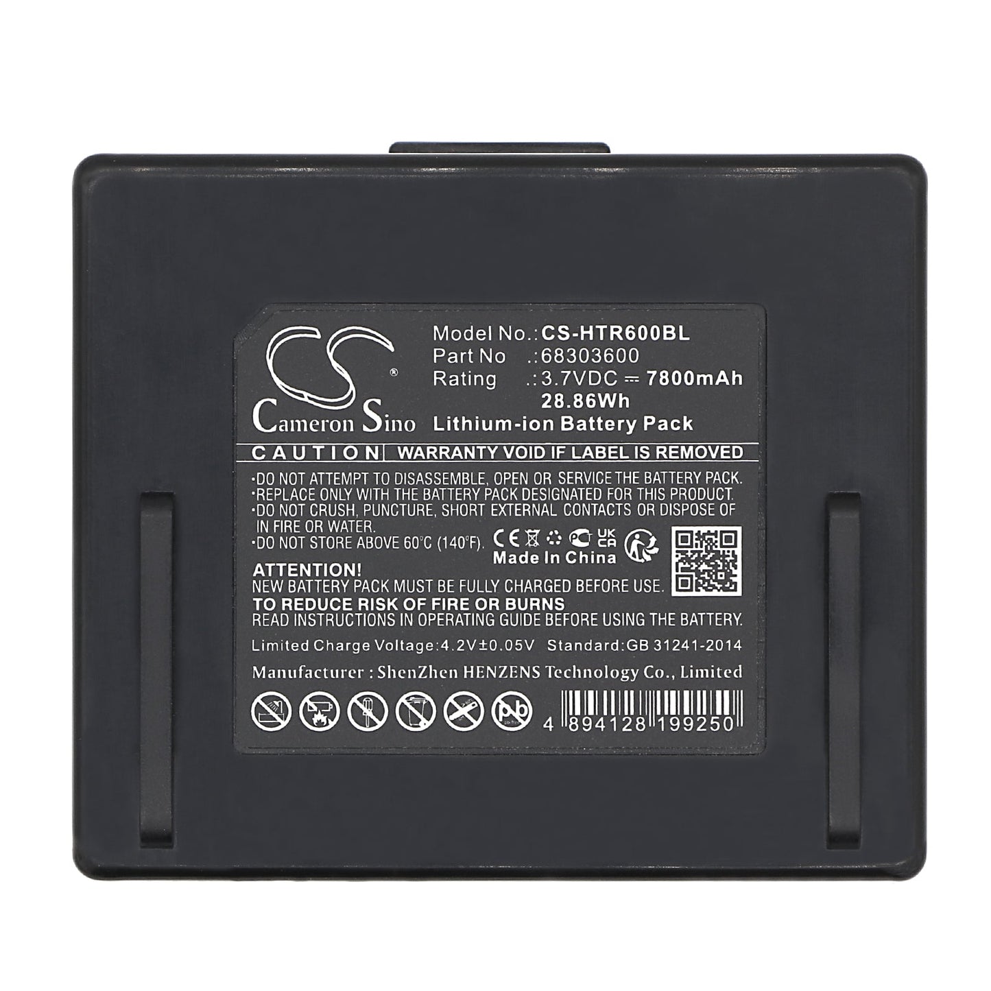 Replacement Battery for Hetronic NOVA XXL – Crane Remote Control – 7800mAh / 28.86Wh / 3.7V