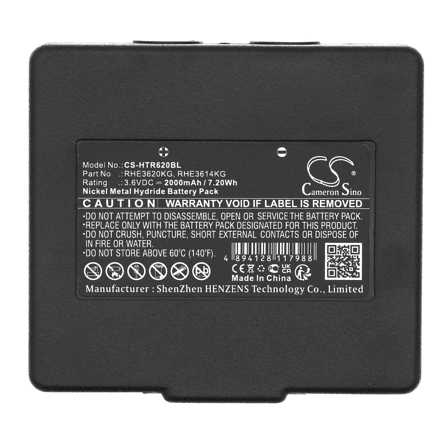 Replacement Battery for Abitron Mini – Crane Remote Control – 2000mAh / 7.20Wh / 3.6V