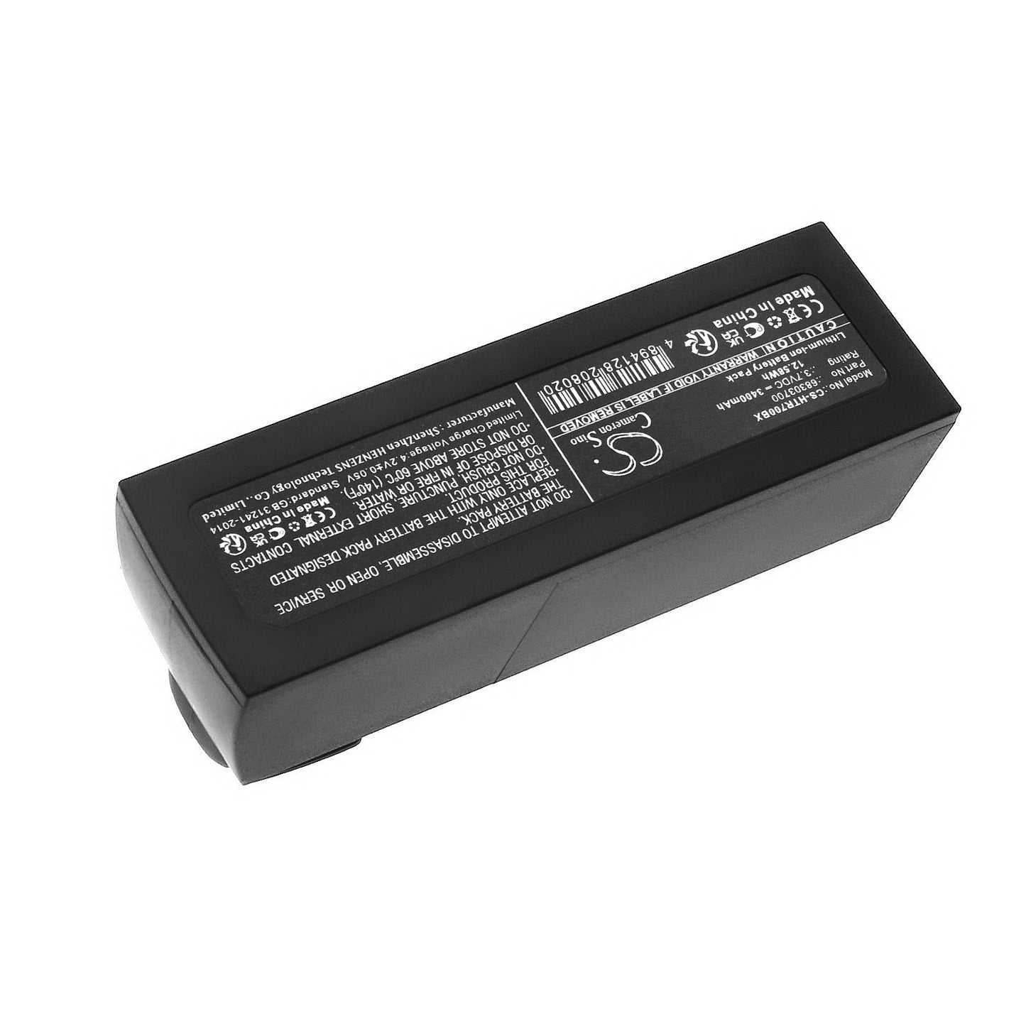 Replacement Battery for Hetronic ERGO-S – Crane Remote Control – 3400mAh / 12.58Wh / 3.7V