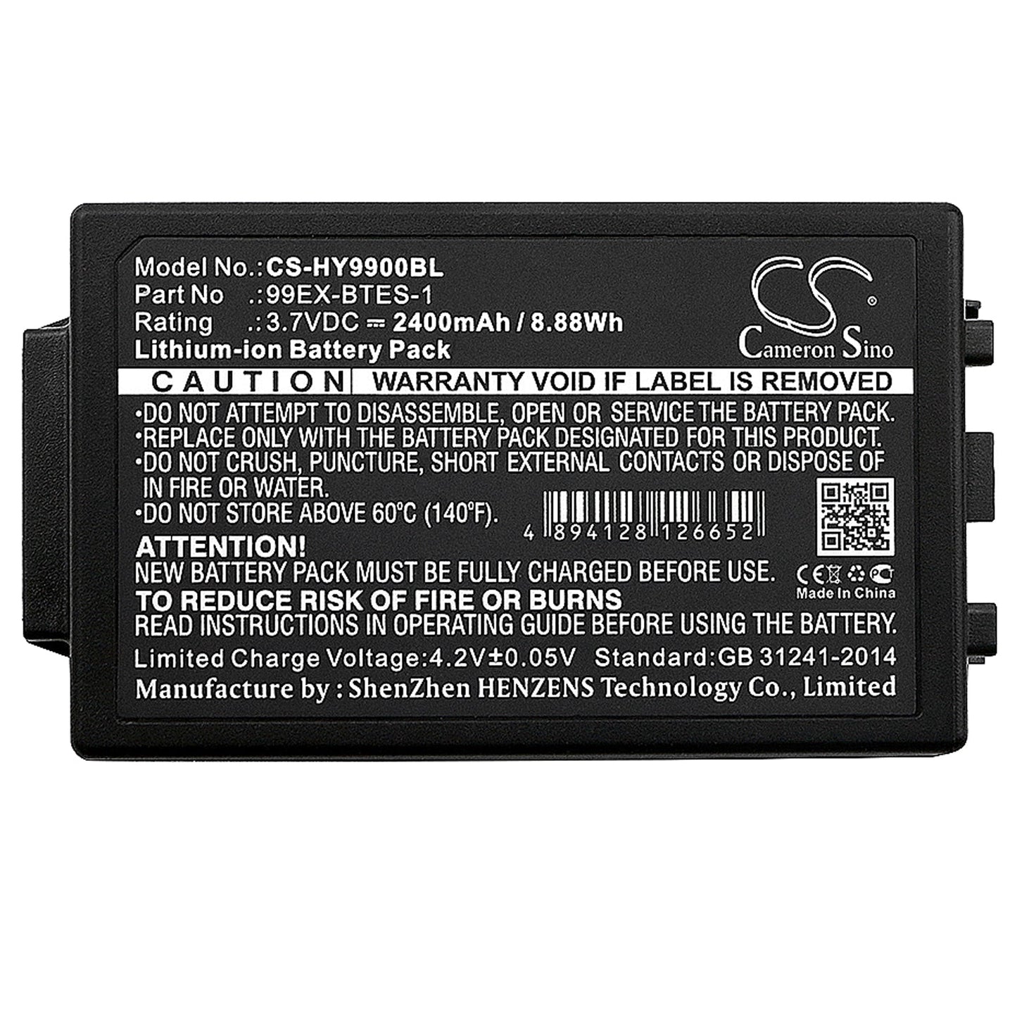 Replacement Battery for Dolphin 99EX – Barcode Scanner – 2400mAh / 8.88Wh / 3.7V
