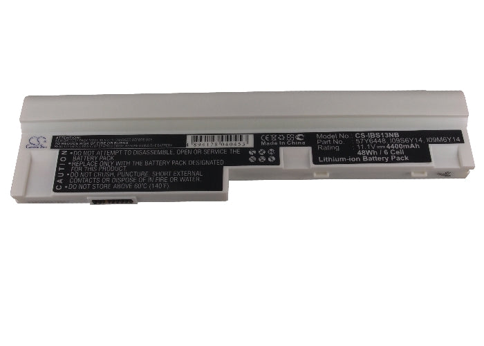 Replacement Battery for Lenovo IdeaPad S10-3 - 06474CU – Notebook, Laptop – 4400mAh / 48.84Wh / 11.1V