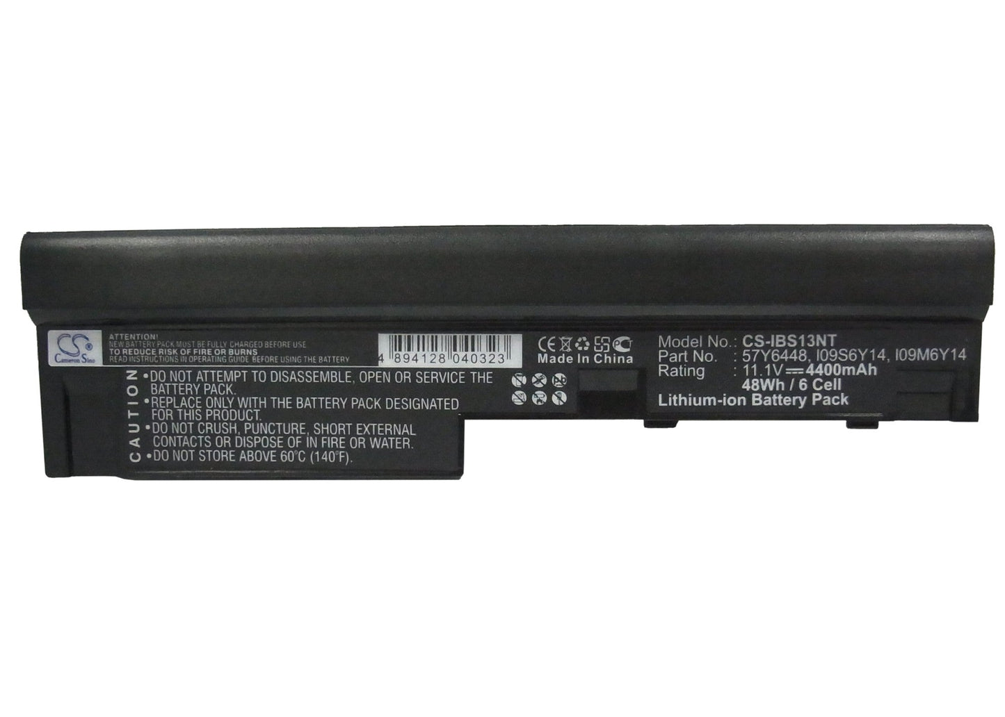Replacement Battery for Lenovo IdeaPad S100 – Notebook, Laptop – 4400mAh/48Wh / 11.1V