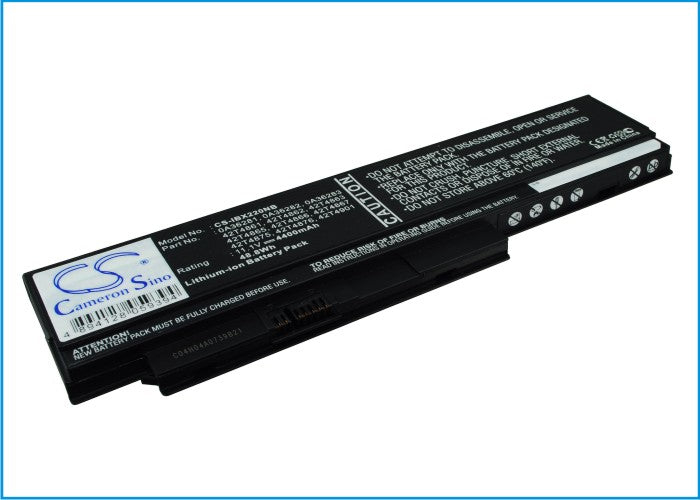 Replacement Battery for Lenovo ThinkPad X220 – Notebook, Laptop – 4400mAh / 48.84Wh / 11.1V