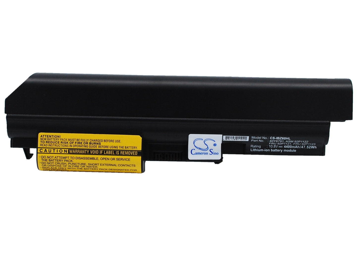 Replacement Battery for IBM ThinkPad Z60t – Notebook, Laptop – 4400mAh / 10.8V
