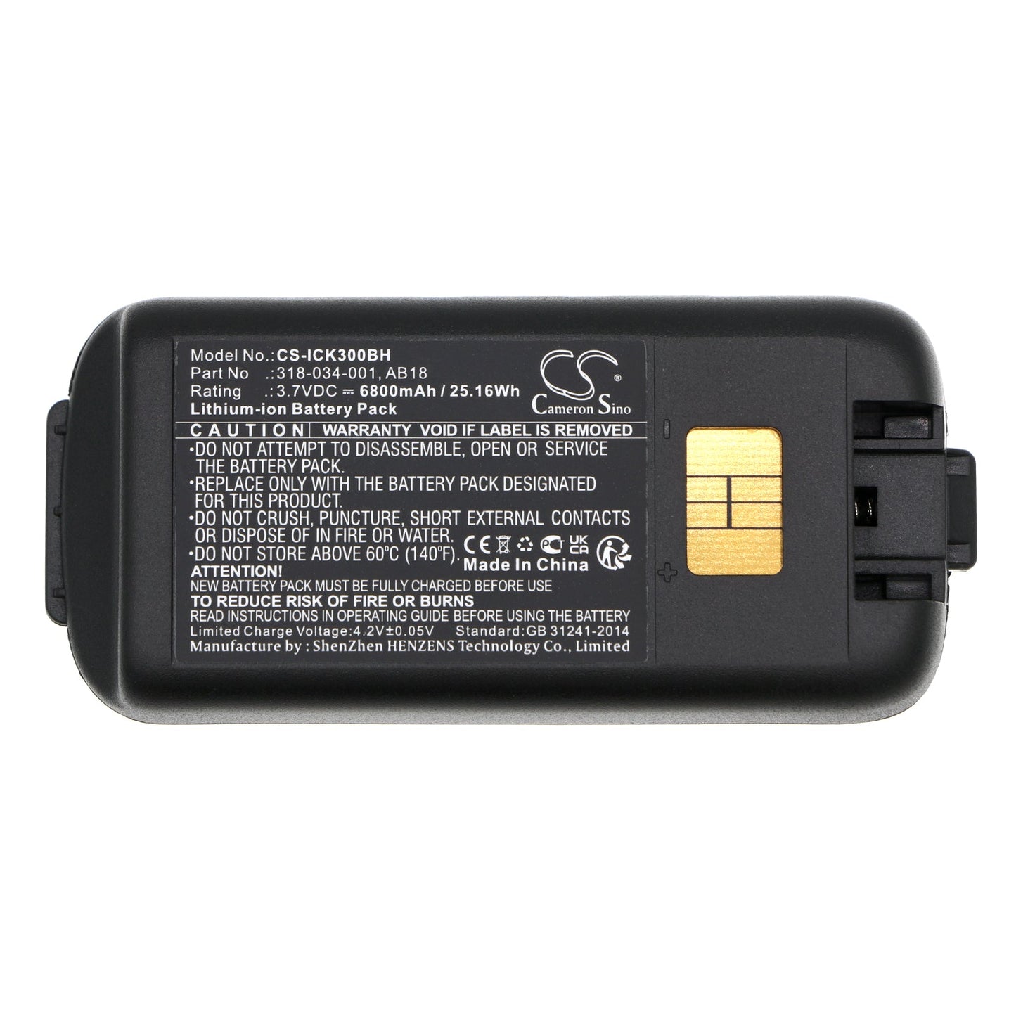 Replacement Battery for Dolphin CK65 – Barcode Scanner – 6800mAh / 25.16Wh / 3.7V