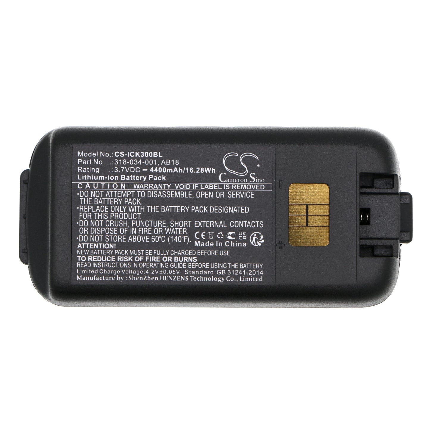 Replacement Battery for Intermec CK3 – Barcode Scanner – 4400mAh / 16.28Wh / 3.7V